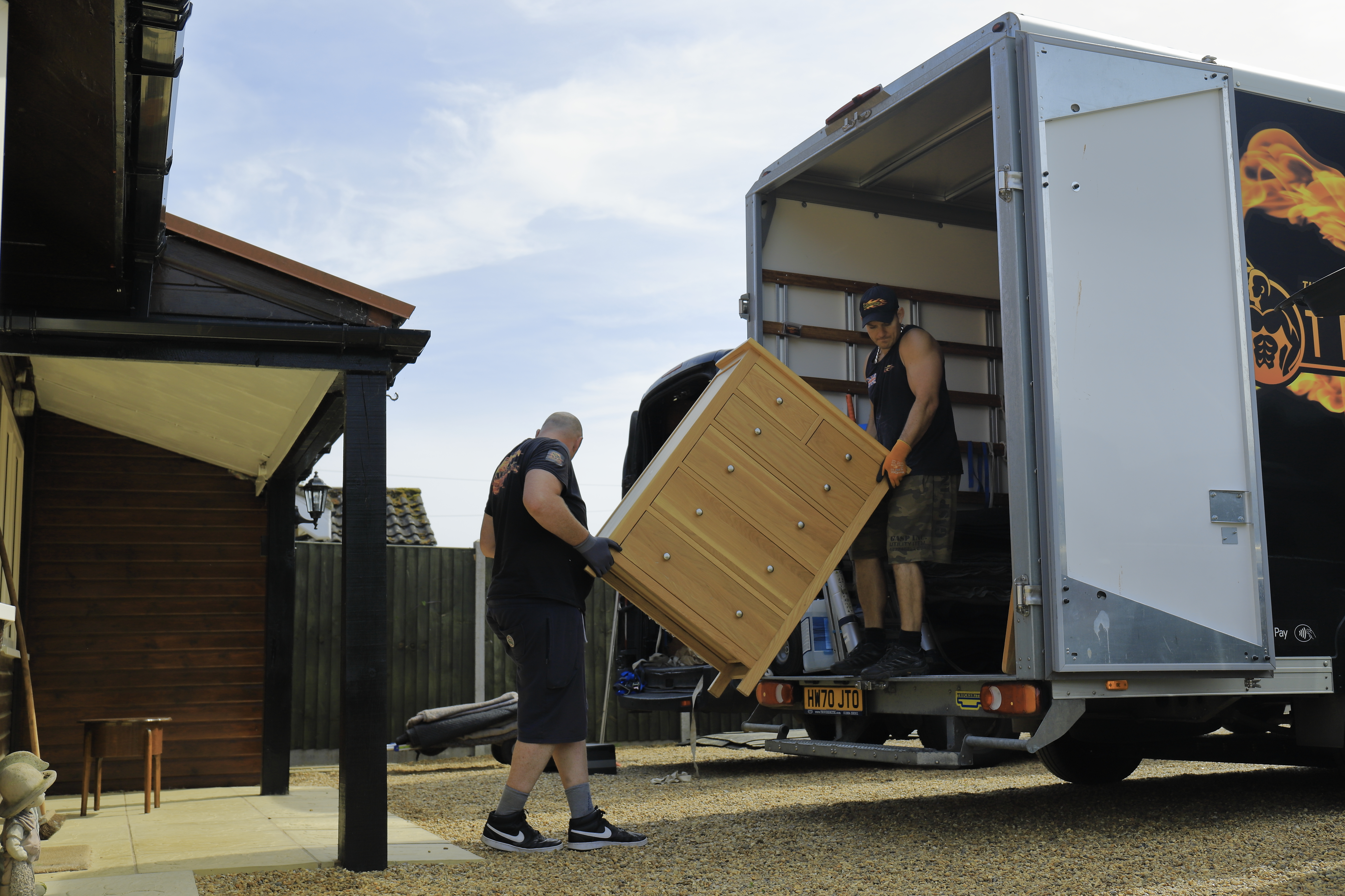 Moving office furniture and equipment